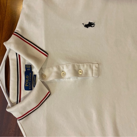 Polo by Ralph Lauren Men’s White Custom Slim Polo Shirt size XL - Picture 11 of 14